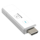Powerology AIROMA USB-C to HDMI Wireless Display Adapter - White [O] - جهاز ارسال لاسلكيا -  نقل إشارة الفيديو والصوت من جهاز الإرسال إلى جهاز الاستقبال بدون الحاجة لكيبل