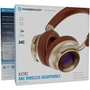 Powerology Astro ANC Wireless Headphones - Brown [O] - سماعة رأس بلوتوث - باورولوجي - كفاله 24 شهر
