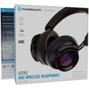 Powerology Astro ANC Wireless Headphones - Black [O] - سماعة رأس بلوتوث - باورولوجي - كفاله 24 شهر