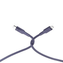 Powerology New Braided Type-C to Lightning Cable 1.2M PD 60W - Purple - سلك شحن ايفون - تايب سي - باورولوجي - 1.2 متر - كفالة 24 شهر