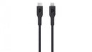 Powerology Type-C to Lightning Cable 2M PD 60W - Black - سلك شحن ايفون - تايب سي - باورولوجي - 2 متر - كفالة 24 شهر