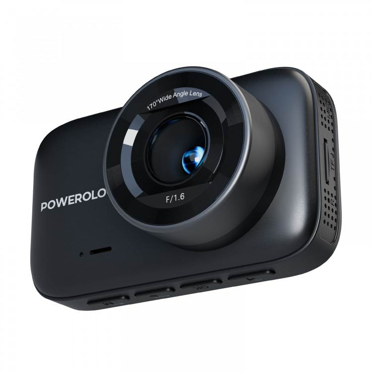 Powerology Dash Camera 4K Ultra With High Utility Built-in Sensors  [O] - كاميرا سيارة من باورولوجي بجودة 4 ك - كفالة 24 شهر