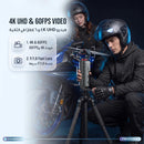 Powerology Lenso Pocket-Sized Gimbal Camera - Black [O] - ستاند تصوير - عصا سيلفي - مقاوم للهتزاز - ثبات عالي