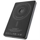 Powerology MagVolt 5000mAh Magnetic Power Bank - Black [O] - بطارية متنقلة - باورولوجي - سعة 5000 -  شحن لاسلكي ( ماغ سيف )- تدعم شحن ساعة ابل + الايربودز - شاشة رقميه - كفالة 12 شهر