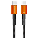 Powerology Nirvano 5-In-1 Power Travel Kit - Black/Orange - حقيبة السفر - 5 في 1 - حقيبة + بطارية متنقلة + شاحن حائط + شاحن سيارة + سلك شحن تايب سي - كفالة 12 شهر