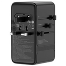 Powerology Spetrova GaN Multi-Port Universal Adapter PD 140W [O] - بلاك حائط شحن دولي - 7 فتحات للشحن - 6 فتحات تايب سي + 1 فتحة يو اس بي - قوة 140 واط - كفالة 24 شهر