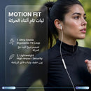 Powerology Lace Mono High-Fidelity Mono Earphones - White - سماعة اذن - مع مايكروفون - صوب واحد - تايب سي - كفالة 12 شهر