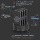 Powerology 4in1 Station 10000mAh PD 100W QC Wireless Power Bank [O] - قاعدة شحن باور بانك - 4 في 1 - كفالة 18 شهر