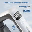 Promate Digital Handheld Luggage Scale • 50Kg Max Capacity White [BO] - ميزان الكتروني - شاشه رقميه - بروميت - كفالة 12 شهر