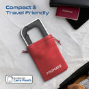 Promate Digital Handheld Luggage Scale • 50Kg Max Capacity White [BO] - ميزان الكتروني - شاشه رقميه - بروميت - كفالة 12 شهر