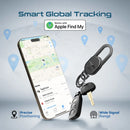 Promate Smart Keychain with Apple Find My Locator Titanium [BO] -  ميدالية مفاتيح مستلزماتكم الشخصية + خاصية تتبع  - معتمدة من ابل - كفالة 12 شهر