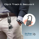 Promate Smart Keychain with Apple Find My Locator Titanium [BO] -  ميدالية مفاتيح مستلزماتكم الشخصية + خاصية تتبع  - معتمدة من ابل - كفالة 12 شهر