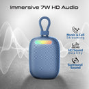 Promate CrystalSound™ 7W High-Definition Wireless Speaker Blue [BO]- سماعة سبيكر - بلوتوث - ضد الماء - كفالة 12 شهر