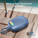 Promate CrystalSound™ 7W High-Definition Wireless Speaker Blue [BO]- سماعة سبيكر - بلوتوث - ضد الماء - كفالة 12 شهر