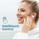 Promate Acoustic Wireless TWS Earphone - White [BO] - سماعة بروميت - بلوتوث - كفاله 12 شهر
