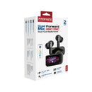 Promate Arix HD TWS Earbuds with ANC, ENC & Smart IPS Touch Display - Black [BO] - سماعة بروميت - بلوتوث + عزل صوتي + شاشة للتحكم - كفاله 12 شهر