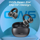 Promate Earbuds AudioFit™ Open Ear Clip On TWS w/ IntelliTouch - Black [BO] - سماعة بروميت - بلوتوث - كفاله 12 شهر