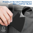 Promate Slim Leather Wallet with RFID & Smart Tracking Black [BO] - محفظة رفيعة من الجلد حماية - مع خاصية التتبع