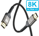 Pawa El-Caro Series Braided HDMI to HDMI 8K Cable - Black [O] - كيبل تلفزيون - متوفر بطول 1 متر\2\3\5 متر