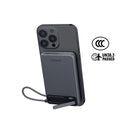 XPower MagNetoPlus Q10 Pro10000mAh 45W PD3.0 QI2 Aluminium Alloy Power Bank with 45W Type-C Cable & Stand CCC Safety - Gray [BO] بطارية متنقلة ماق سيف - قوة 10000 - سلك تايب سي - منفذ تايب سي + شحن ابل واتش - شاشة رقمية - كفالة 24 شهر