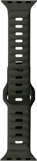 PAWA - Lagos Premium Soft Silicon Straps - Ash Green - سير ساعه أبل واتش