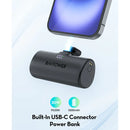 RAVPower PB1221 5000mAh Portable Type-C Powerbank [b] - بطارية متنقلة -مع شاحن تايب سي - لأجهزة الاندرويد والايفون 15 والايفون  16 والايفون 17 - كفالة 24 شهر