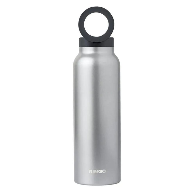 RINGO Water Bottle - 32 OZ/1 Litre - MagSafe Screw Lid / MagSafe Booster Ring (Stainless) [C] - مطارة حافظة للحرارة