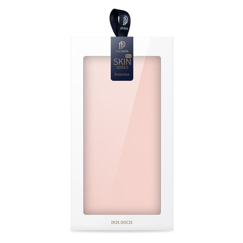 DUX DUCIS Skin Pro Folio Case - Rose Gold - كفر جلد مع محفظة - حماية عالية - ستاند بالعرض