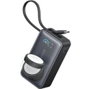 Anker MagGo Power Bank 10000mAh Black  [D] - بطارية متنقلة - انكر - سعة 10 آلف ملي امبير - قوة 35 واط - مع سلك شحن  تايب سي + شاحن للساعه - كفالة 18 شهر