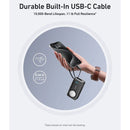 Anker MagGo Power Bank 10000mAh Black  [D] - بطارية متنقلة - انكر - سعة 10 آلف ملي امبير - قوة 35 واط - مع سلك شحن  تايب سي + شاحن للساعه - كفالة 18 شهر