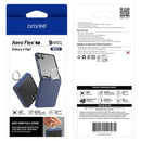 Samsung Z Flip7 Araree Aero Flex Ring Case - Navy [BU] - كفر سامسونج  - حماية عالية - ماسكه خاتم