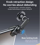 Yesido C213 360 Adjustable Built-in Base Locking Knob Floating Screen Snap-on Magnet Car Phone Holder - ستاند سيارة - مناسب لجميع انواع الاجهزة - مغناطيس - متوافق مع شاشة السيارة