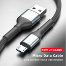 Aspor A100 1M Micro 3A Fast Charge Cable - Black - سلك شحن مايكرو  - طول 1 متر - كفالة 12 شهر