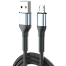 Aspor A100 1M Micro 3A Fast Charge Cable - Black - سلك شحن مايكرو  - طول 1 متر - كفالة 12 شهر