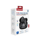 Promate SERIX 6-Mic Hybrid ANC|ENC Smart App Controlled TWS Earbuds w/ Wireless Charging - Black [BO] - سماعة بروميت - بلوتوث + عزل صوتي - كفاله 12 شهر