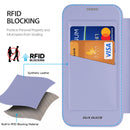 DUX DUCIS Skin X Pro Series Folio Magnetic Case with 360° Ring Stand Cover for iPhone - Purple - كفر 3 في 1 - حماية عالية + محفظة + ستاند بالطول والعرض + ماغ سيف