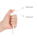 Smartix Premium iPad Pencil with Wireless Charging White - قلم الكتروني - لجميع انواع أجهزة الأيباد - كفالة 12 شهر