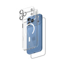 Smartix Ultraguard Magnetic Bundle for iPhone 17 Pro/Pro max (Magnetic Clear Case + Screen Protector) - Clear - كفر حماية + حماية شاشة شفافة + حماية لعدسات الكاميرا الخلفية