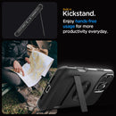 Spigen Slim Armor MagFit Case for iPhone 16 Pro /16 Pro Max - Black [C] -  كفر حماية عالية  - ستاند + ماغ سيف