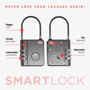 Statik SmartLock TSA Approved Find My Lock [C]- قفل تتبع مستلزماتكم الشخصية - كفالة 12 شهر