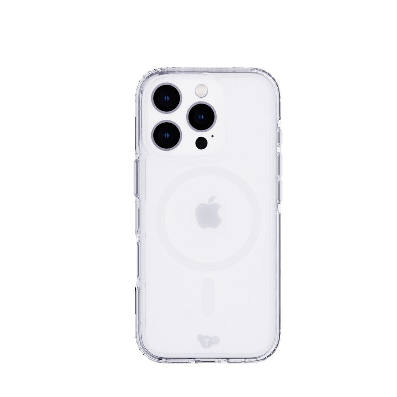 Tech21 EvoClear w/MagSafe for iPhone 16 Pro / 16 Pro Max - Clear [C] - كفر حماية عالية - تك 21 - ماق سيف -  شفاف