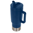 Fifty Fifty Insulated Mug 887ML (Navy Blue) [C] - مطارة حافظة للحرارة + عود + مسكه