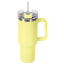 Fifty Fifty Insulated Mug 1.1L (Lemon Drop) [C] - مطارة حافظة للحرارة + عود + مسكه
