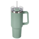 Fifty Fifty Insulated Mug 1.1L (Sage) [C] - مطارة حافظة للحرارة + عود + مسكه