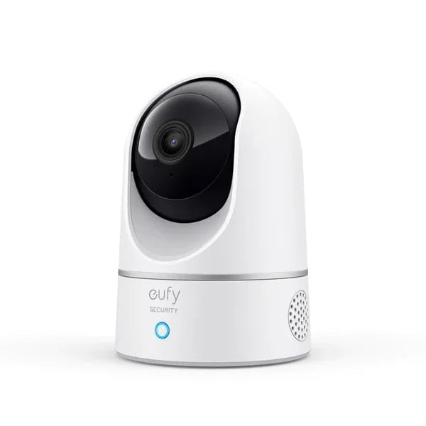 Eufy Indoor Security PT Pan and Tilt Camera 2K [D] - White كاميرا داخلية منزلية - يوفي انكر - كفالة 18 شهر