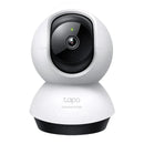 TP-Link TAPO C220 Pan/Tilt AI Home Security Wi-Fi Camera - 2K 4 MP QHD / 12x Digital Zoom - White - كاميرا مراقبة منزلية داخلية - 360 درجة جودة عالية الدقة - كفالة 12 شهر