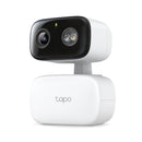 Tapo C206 Indoor/Outdoor Home Security Wi-Fi Camera - White - كاميرا منزلية داخلية و خارجية - 360 درجة جودة عالية الدقة - كفالة 12 شهر