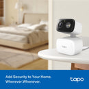 Tapo C206 Indoor/Outdoor Home Security Wi-Fi Camera - White - كاميرا منزلية داخلية و خارجية - 360 درجة جودة عالية الدقة - كفالة 12 شهر