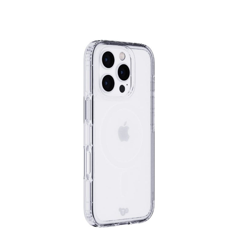 Tech21 EvoClear w/MagSafe for iPhone 16 Pro / 16 Pro Max - Clear [C] - كفر حماية عالية - تك 21 - ماق سيف -  شفاف