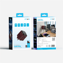 PAWA Aura 65W Single port TFT Display GaN Charger with Typec to Typec Cable - Burgundy - شاحن حائط - قوة 65 واط + وصلة تايب سي - فتحة تايب سي